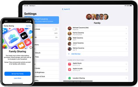 how to share apple music family plan