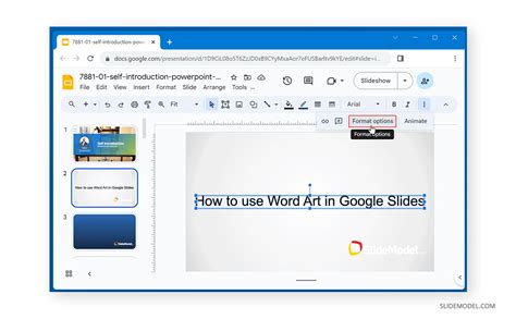 how to use word art in google slides and enhance your presentation with dynamic text effects